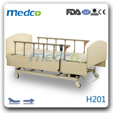 H201 cama de enfermagem de madeira quente